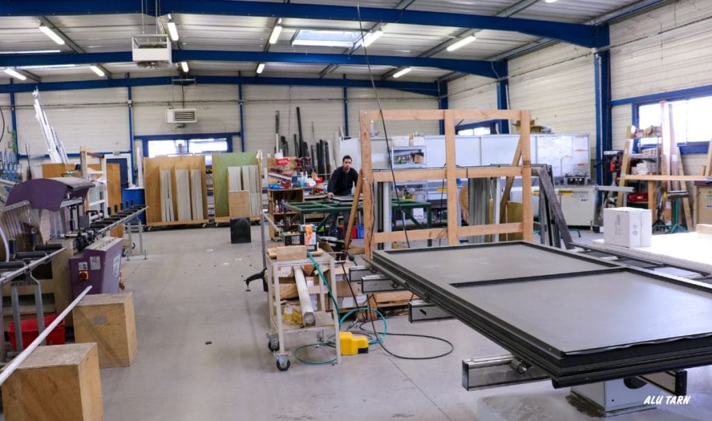 Atelier de menuiserie aluminium Gaillac
