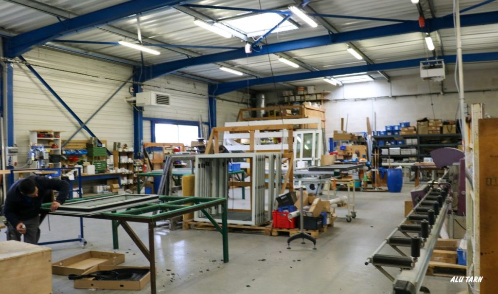 Alu Tarn atelier de fabrication de menuiserie sur mesure Gaillac